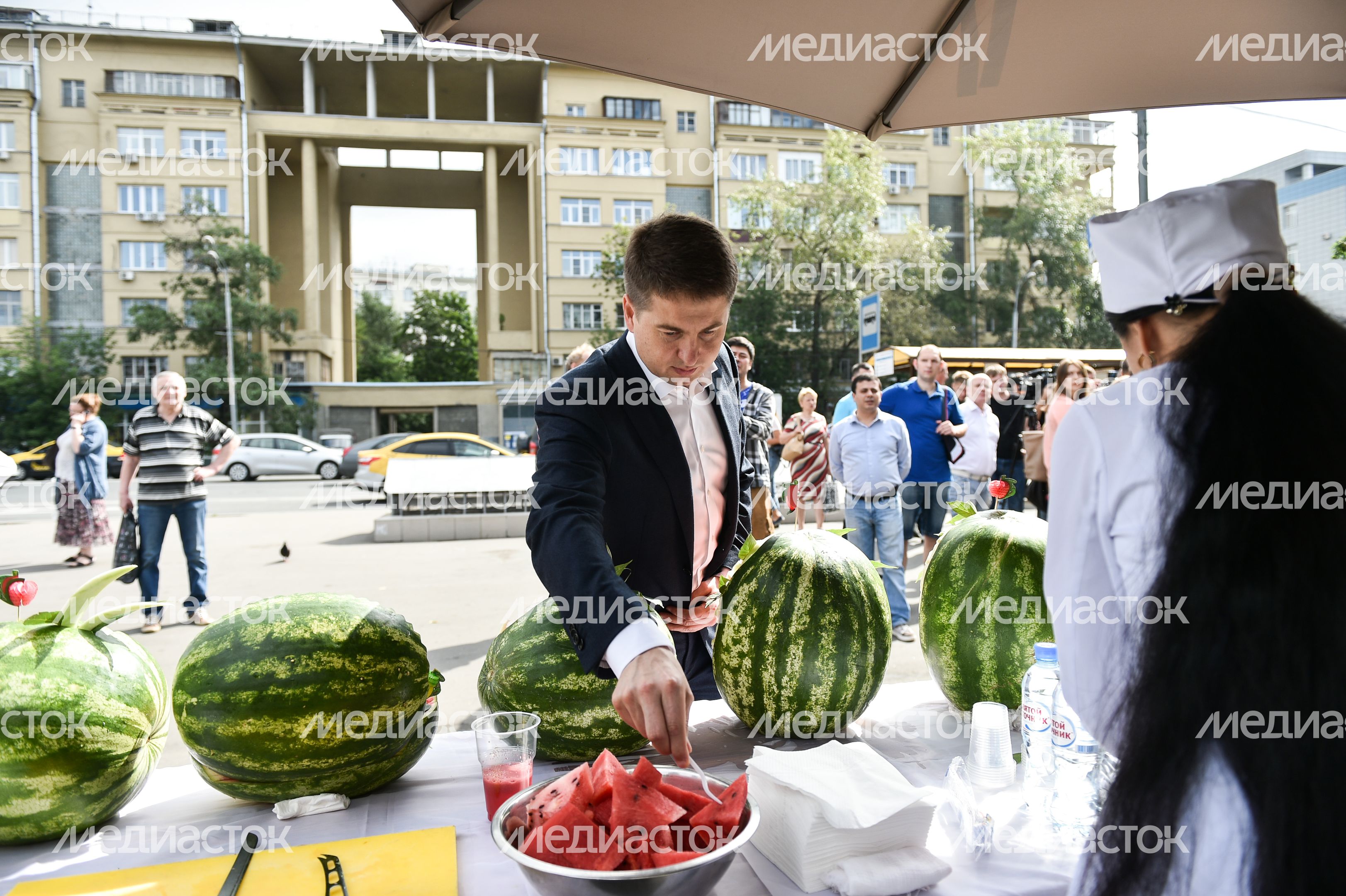 В Москве открыли бахчевой сезон торговли