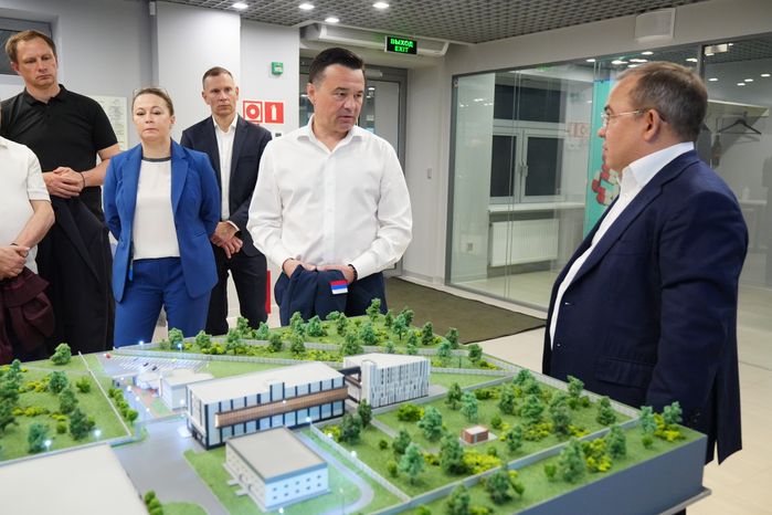Губернатору представили проект развития R&D-Центра фармкомпании «Биннофарм Групп» в Красногорске