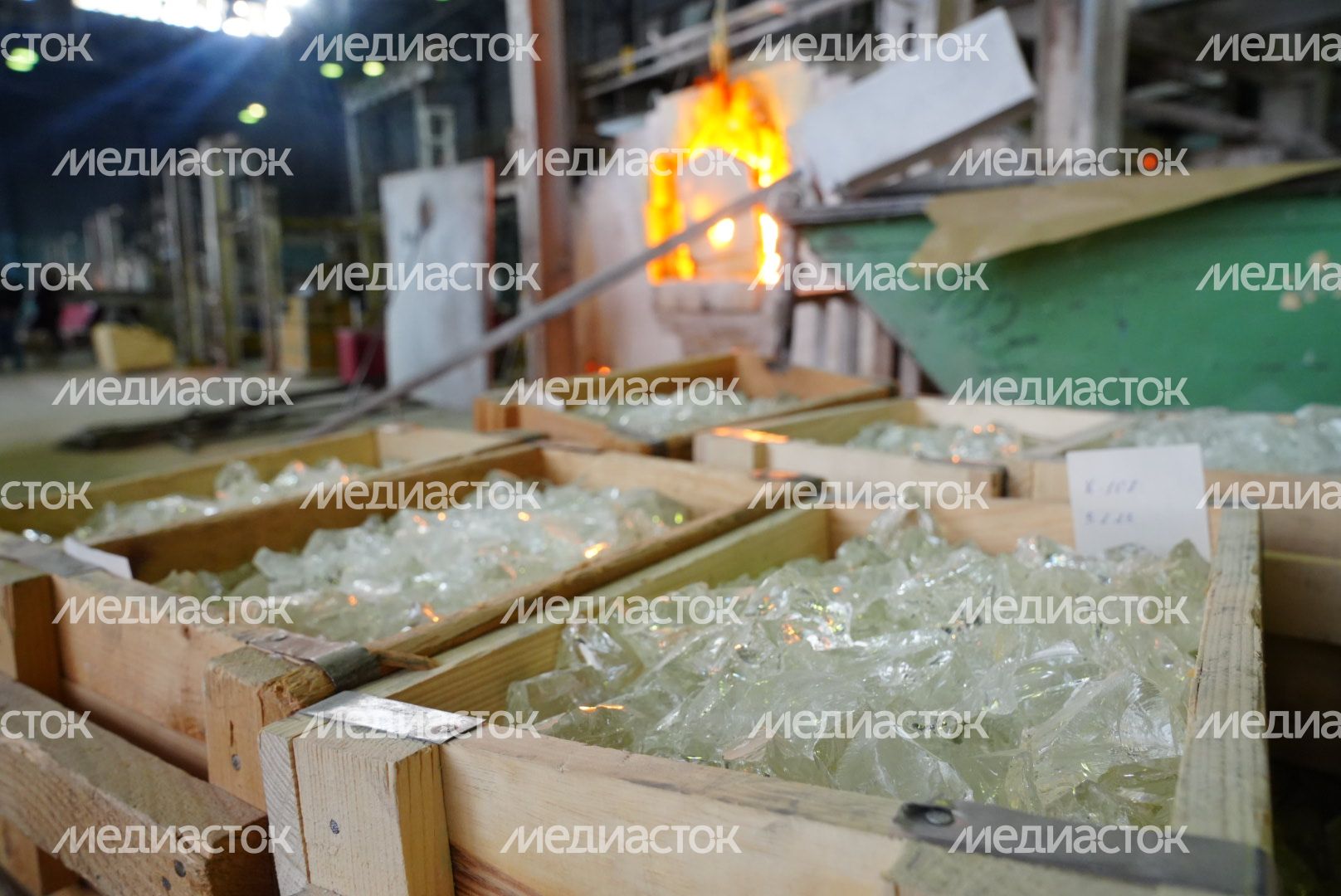 Посещение губернатором завода оптического стекла в Лыткарино