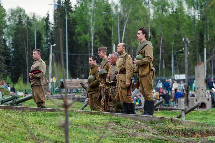 День Победы в Центральном парке «Патриот» Одинцовского округа: военно-историческая реконструкция «В логове зверя»