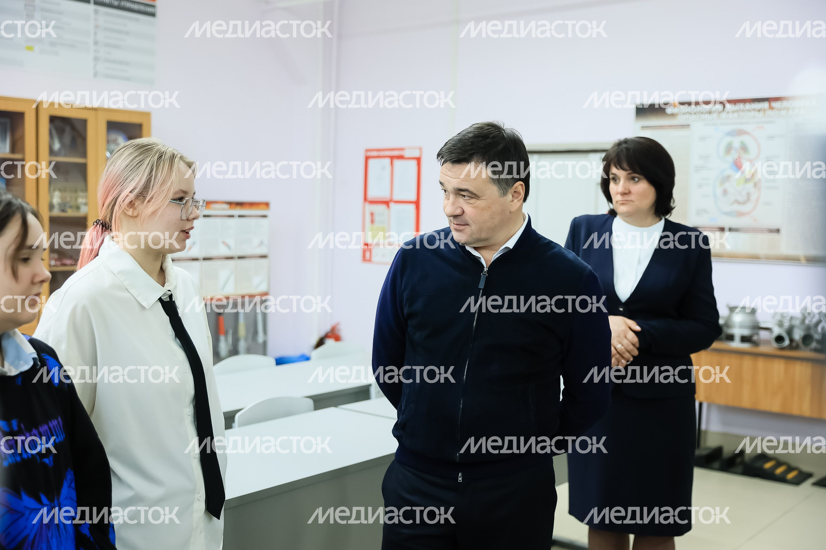 Посещение Губернатором Павлово-Посадского Техникума