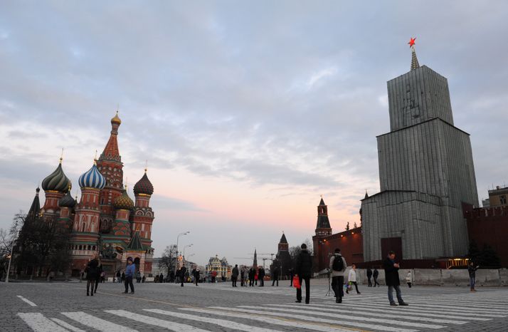 Красная площадь в Москве