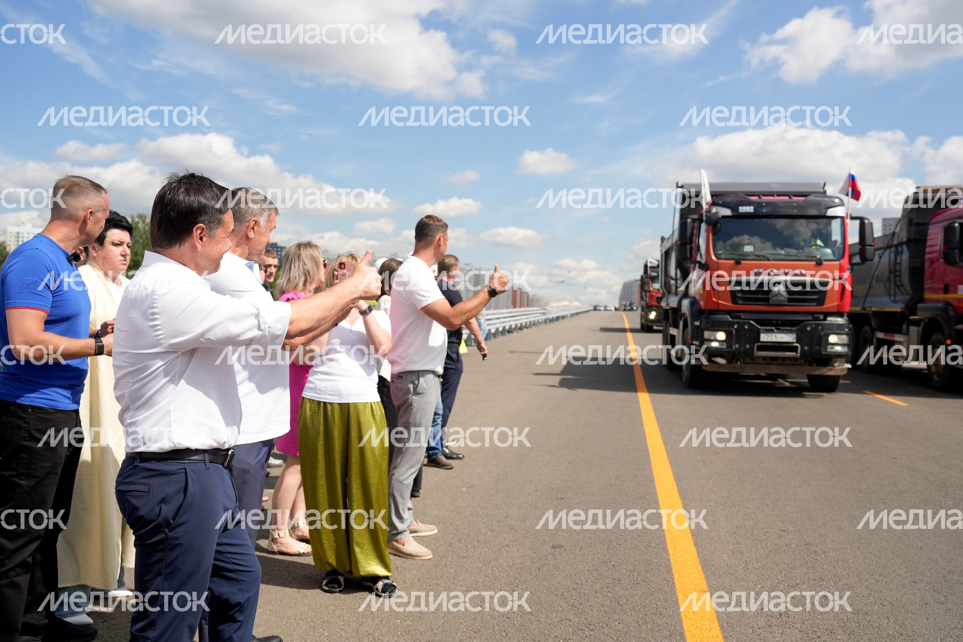 Открытие предпоследнего участка Южно-Лыткаринской автодороги
