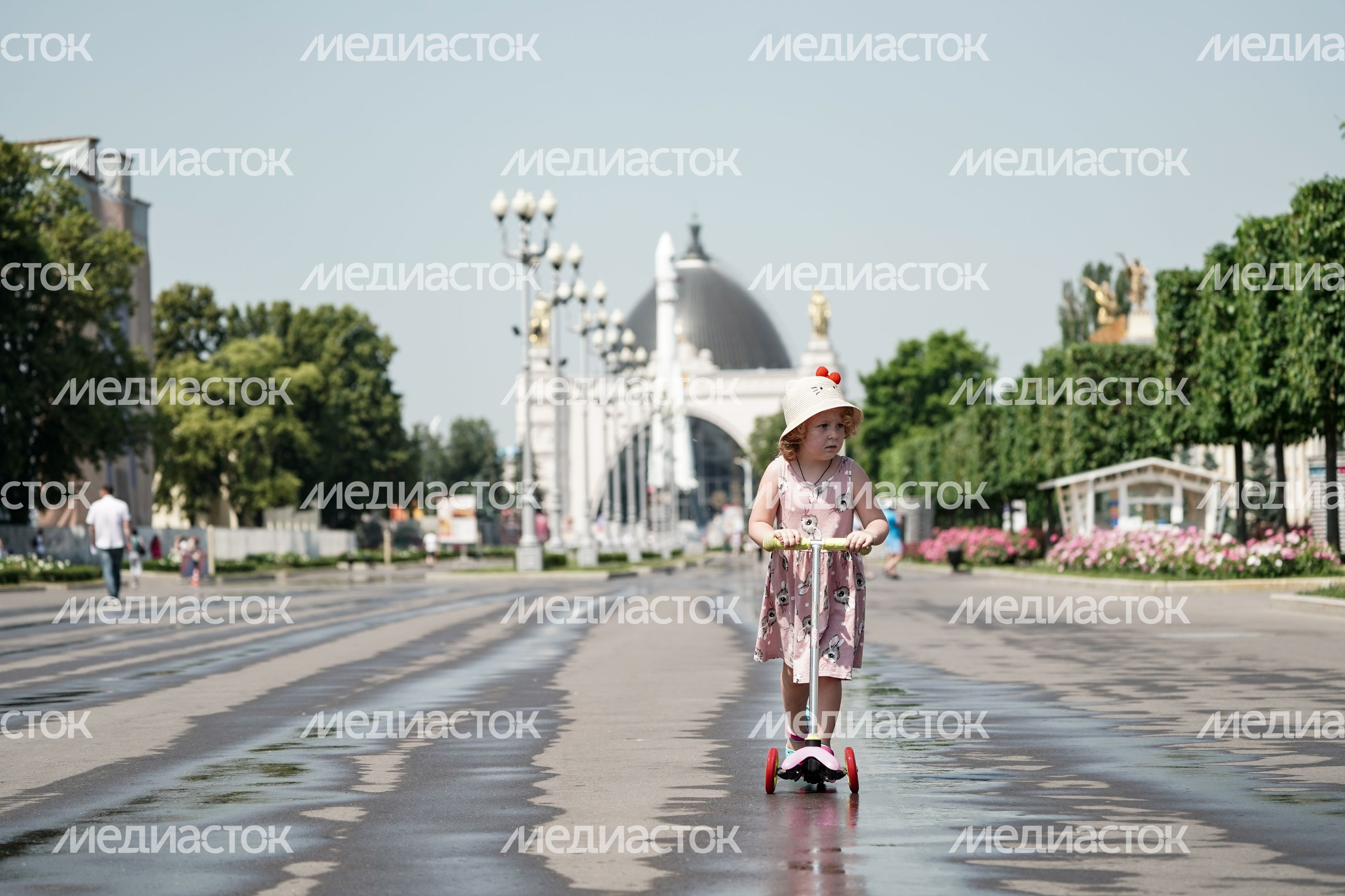 Аномальная жара в Москве