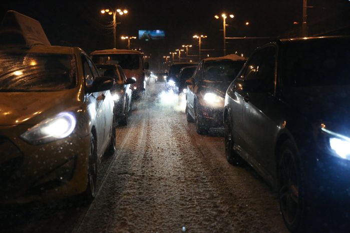 Автомобильное движение в Москве