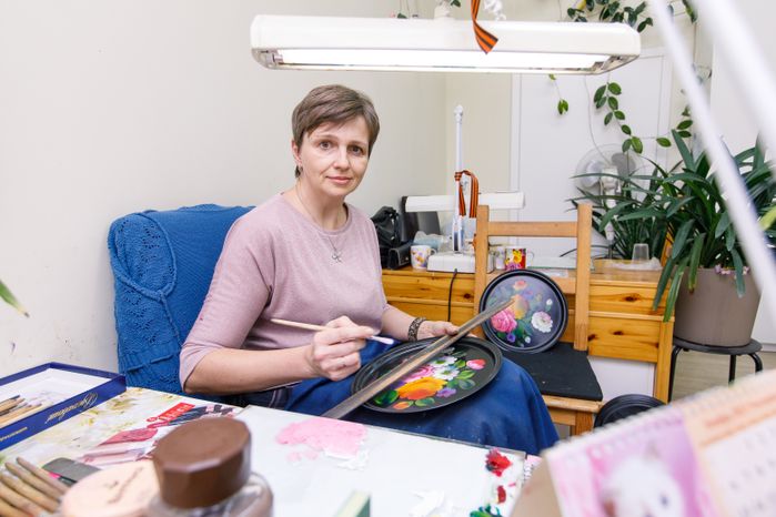 Мытищи. Жостовские подносы