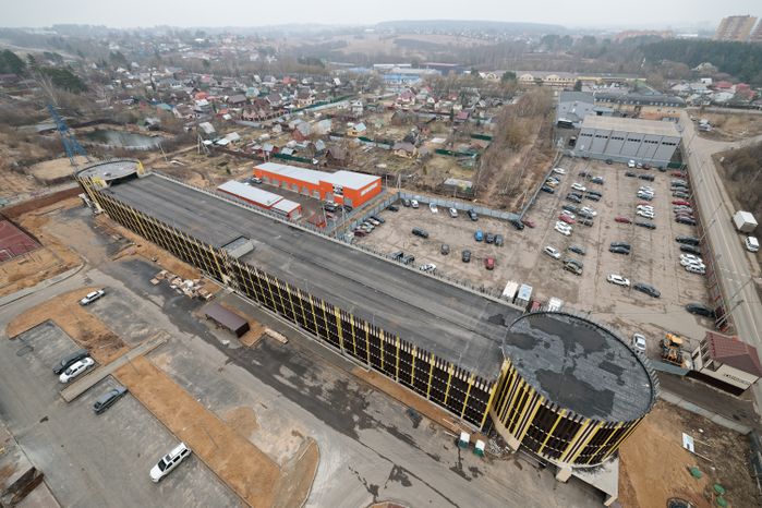 Наземный паркинг на 386 машино-мест в ЖК «Шоколад» в Дмитрове