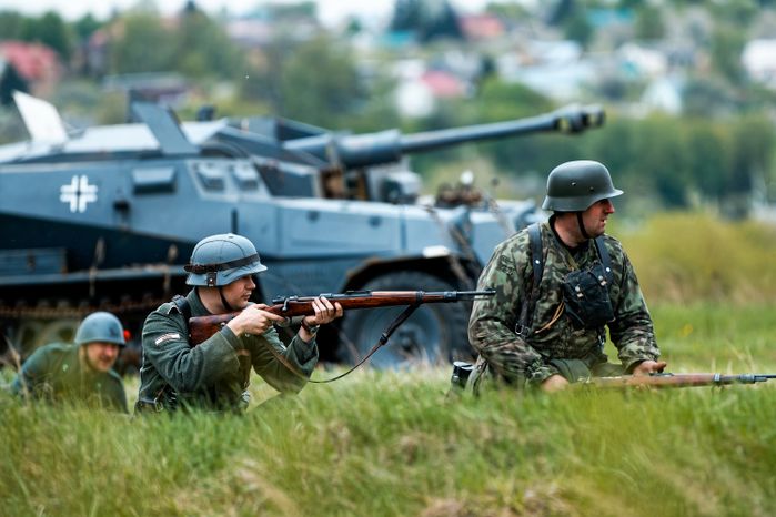 XIX Военно-исторический фестиваль "Огненная дуга" в Ступино