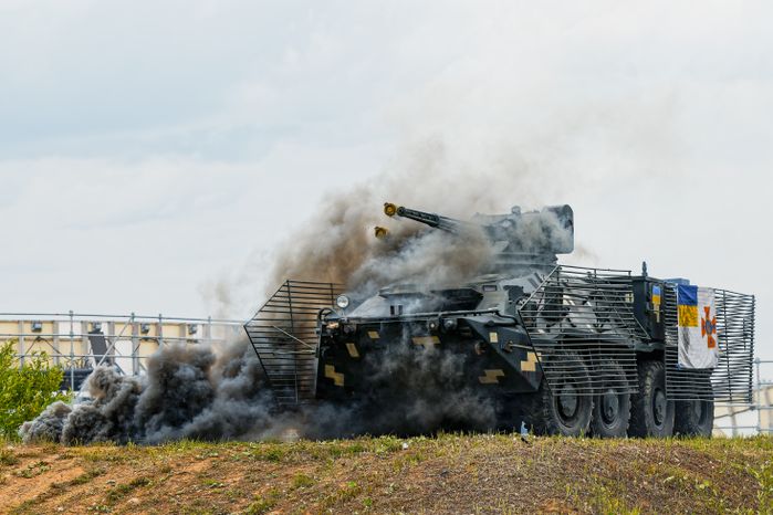 Реконструкция современных боевых действий в парке «Патриот» Одинцовского округа