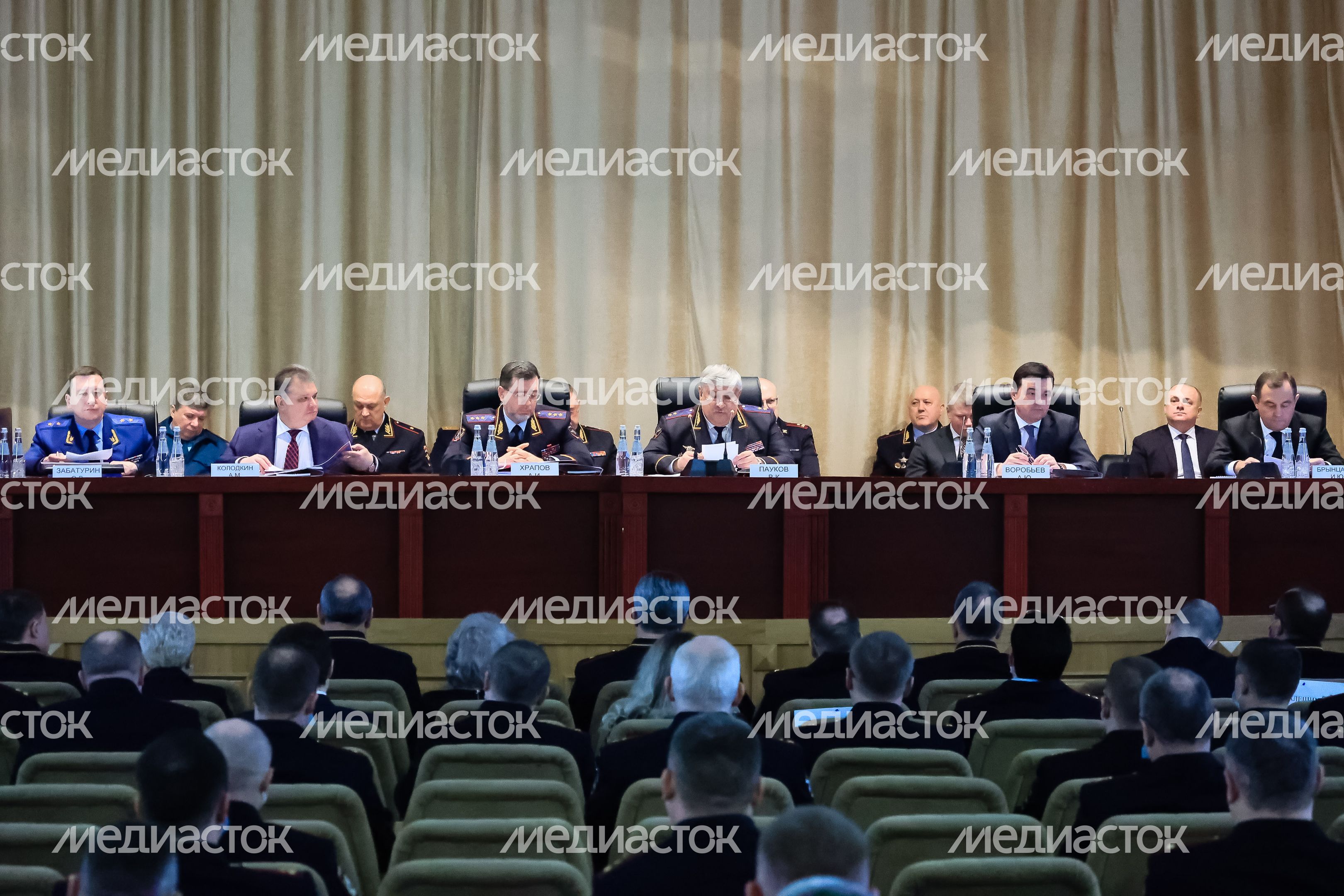 Посещение губернатором Коллегии МВД РФ по Московской области