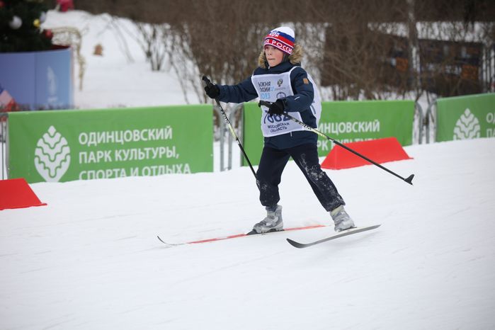 Сдача норм ГТО по лыжам