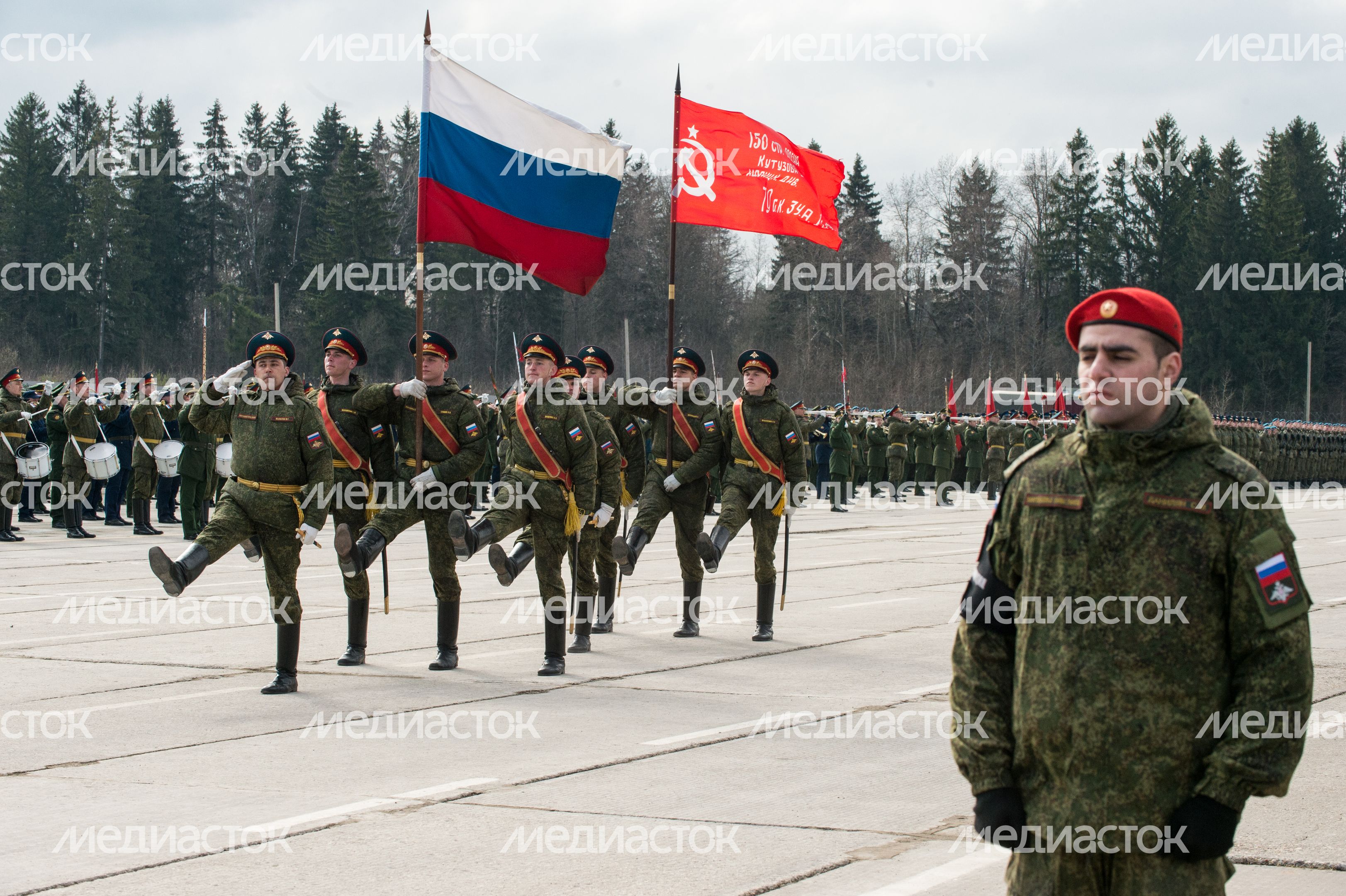 Репетиция Парада Победы в Алабино