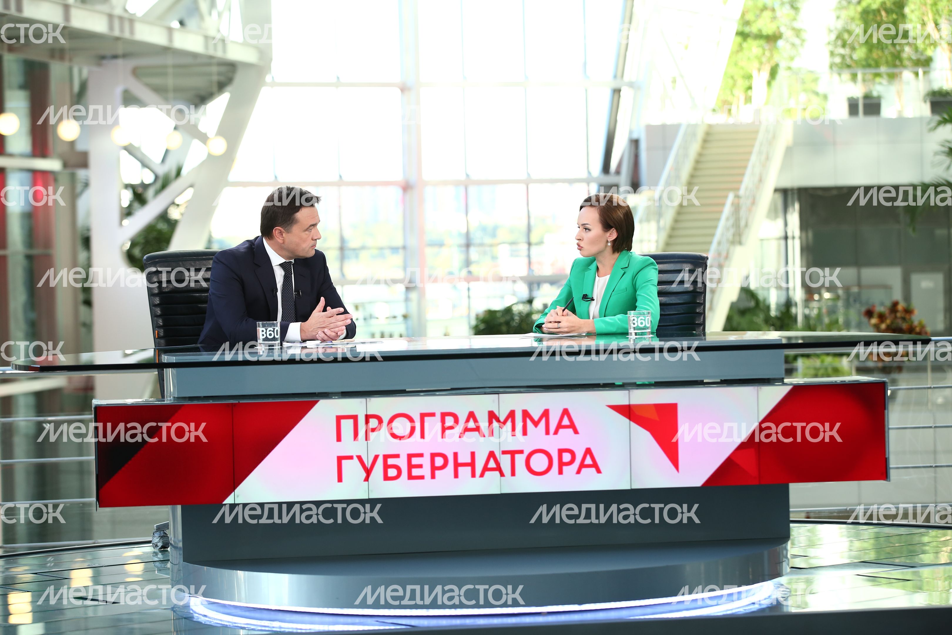 Андрей Воробьёв подвел итоги месяца в эфире телеканала 360