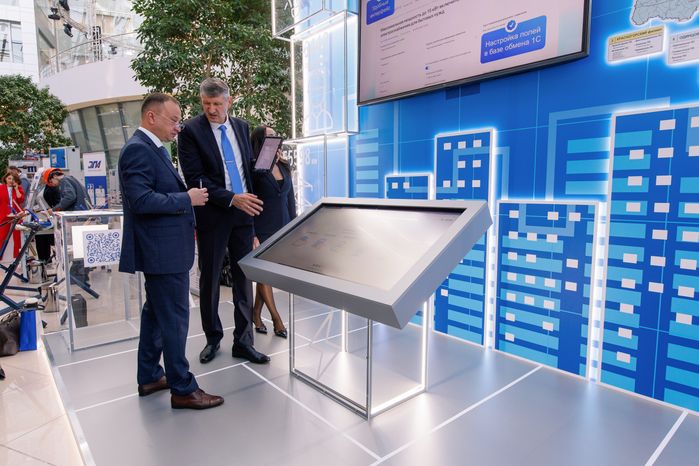 Стенд компании «Мособлэнерго» на выставке техники и энергооборудования в Красногорске