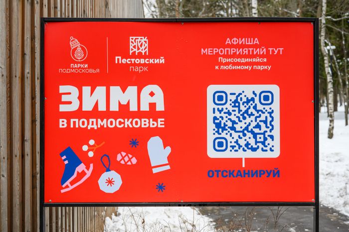 Зимний Пестовский парк в Балашихе