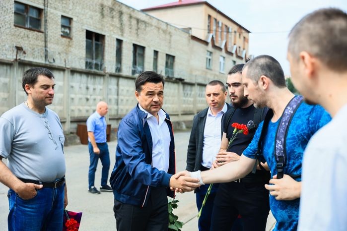 Оперативный штаб с участием Губернатора Подмосковья на месте ЧП в Сергиевом Посаде