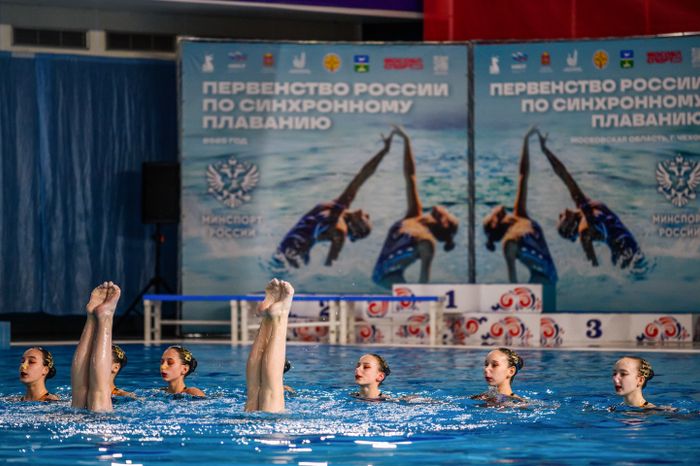 Первенство России по синхронному плаванию среди юношей и девушек в Чехове