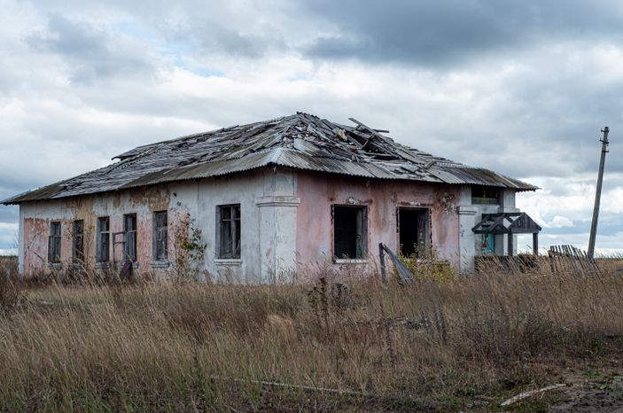 Заброшенная деревня Моховое
