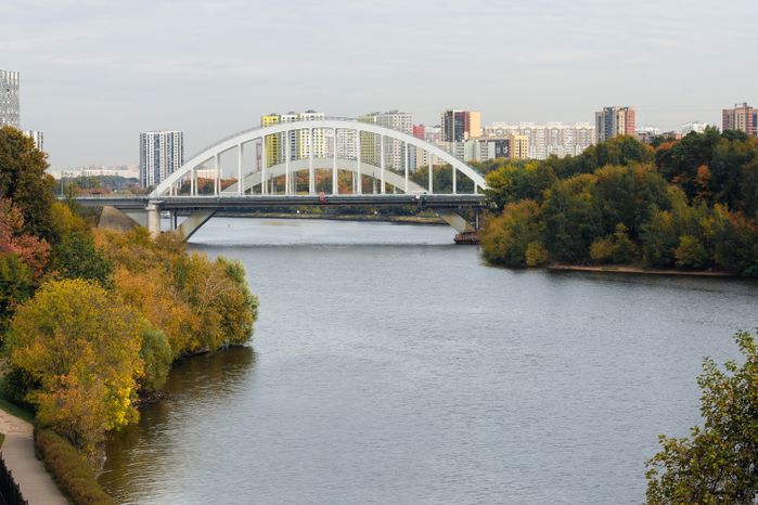 Химкинский железнодорожный мост через Москву-реку