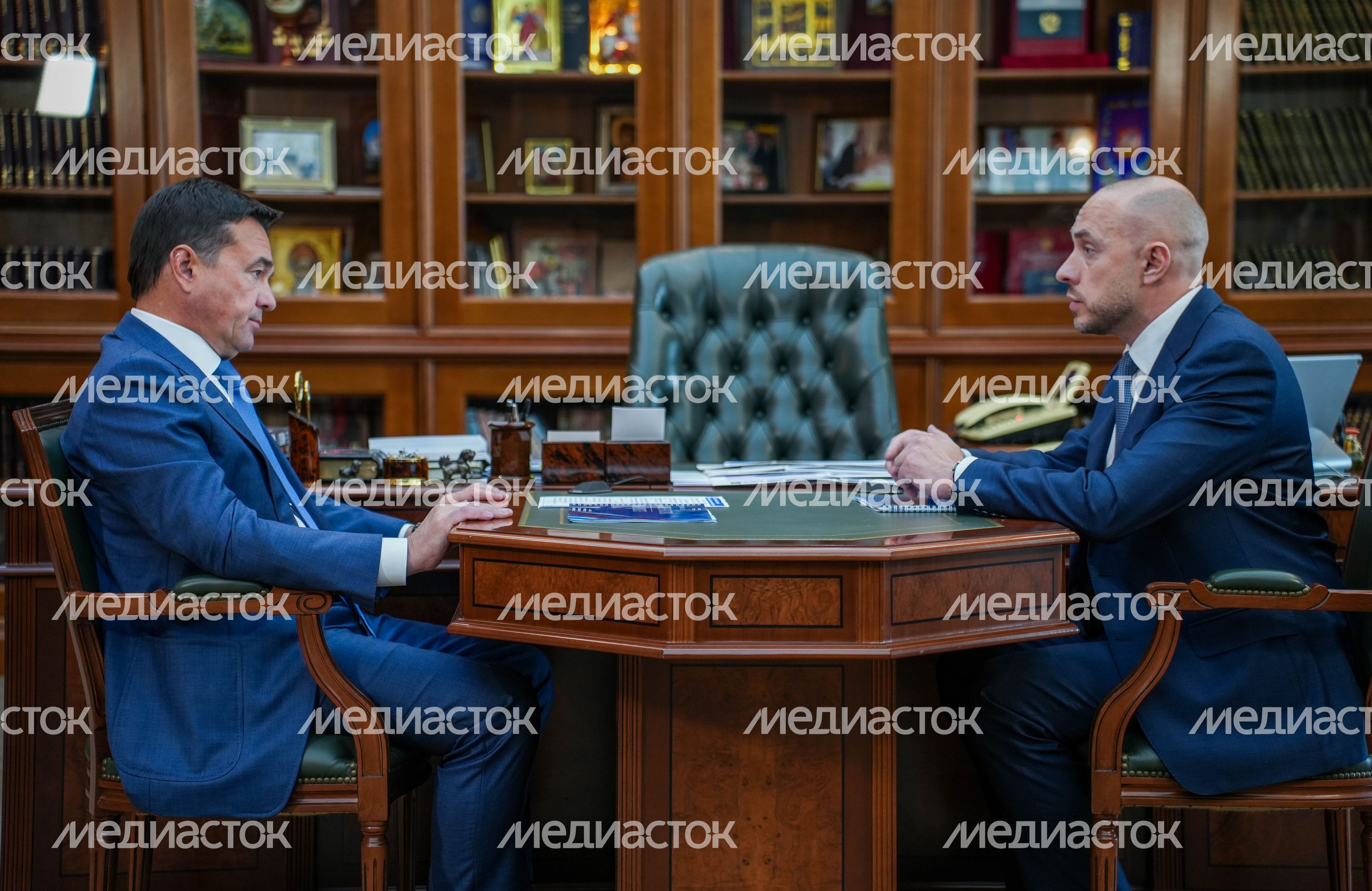 Встреча Губернатора Андрея Воробьева и Главы Солнечногорска Константина Михалькова