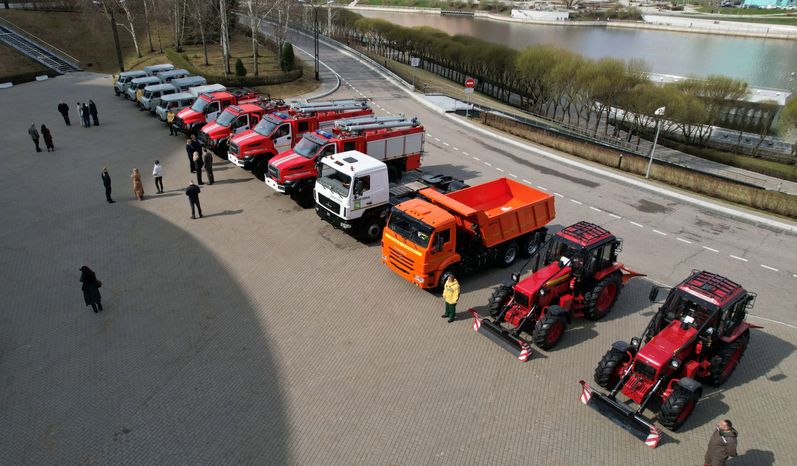 Передача специализированной лесотехники лесничествам Подмосковья