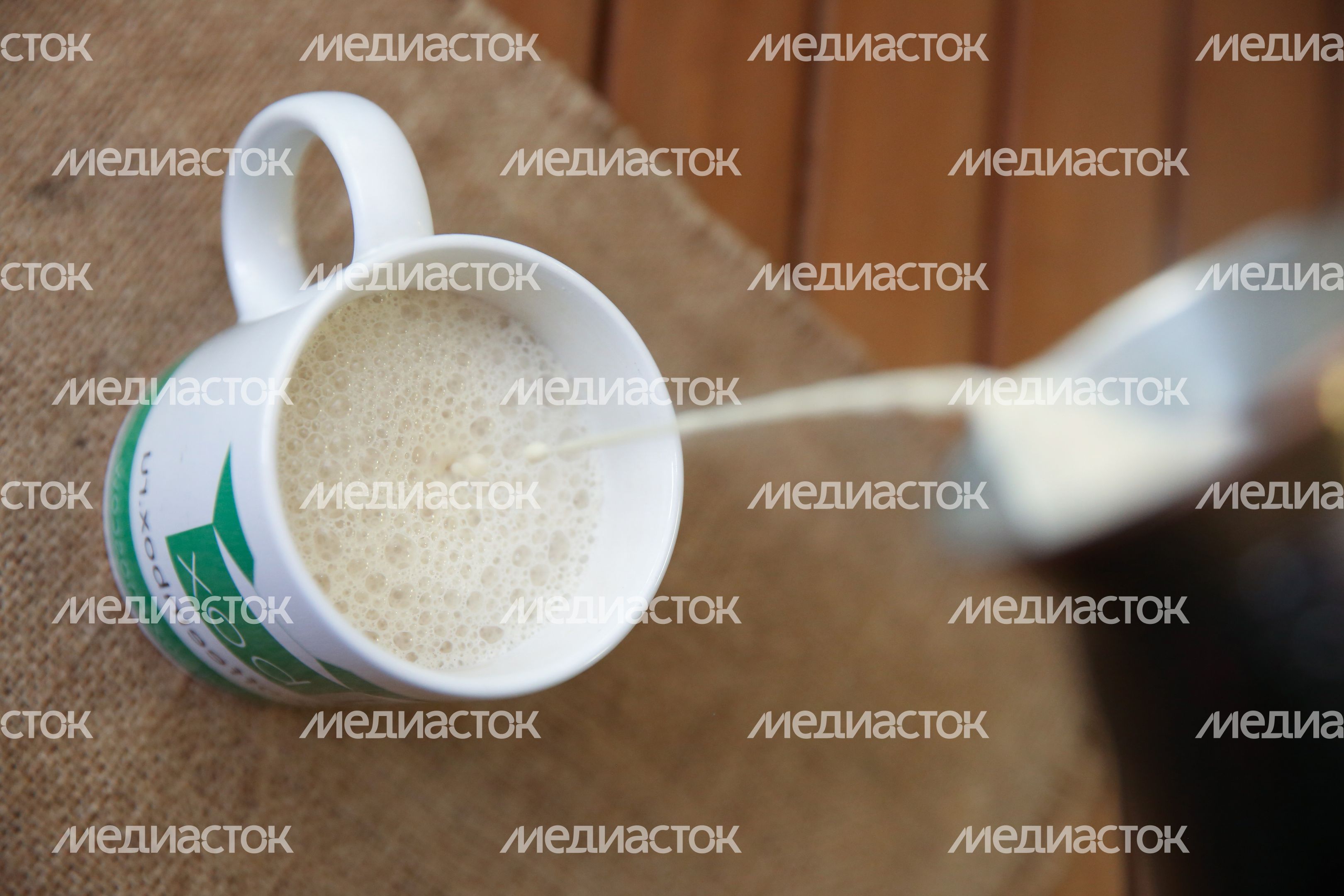 Приготовление раф-кофе