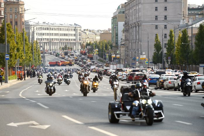 Осенний мотофестиваль в Москве