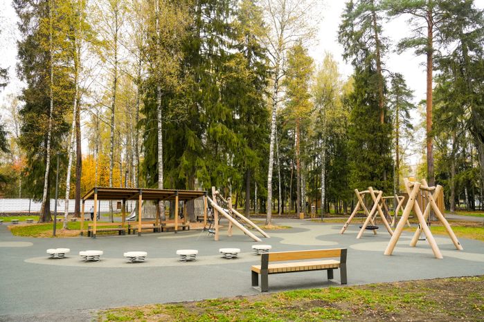 В Красноармейске после благоустройства открыт лесопарк "Банный лес"