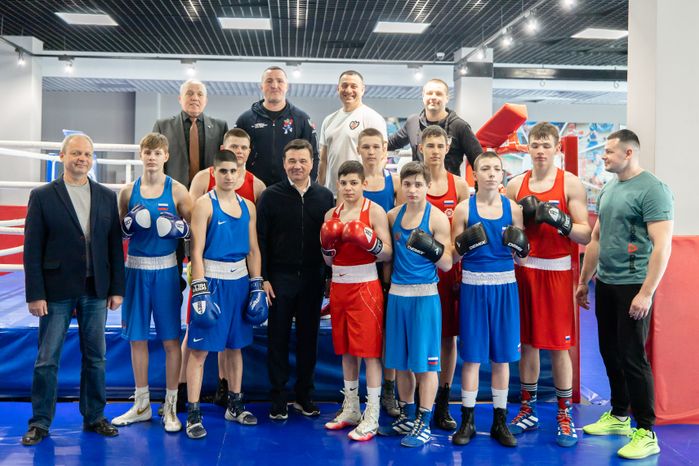 Посещение дворца спорта в Чехове Губернатором Подмосковья