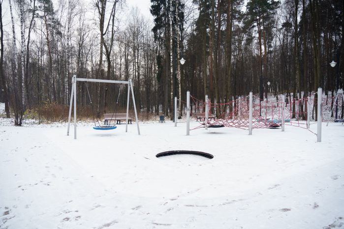 Люберцы. Томилинский лесопарк. Зима