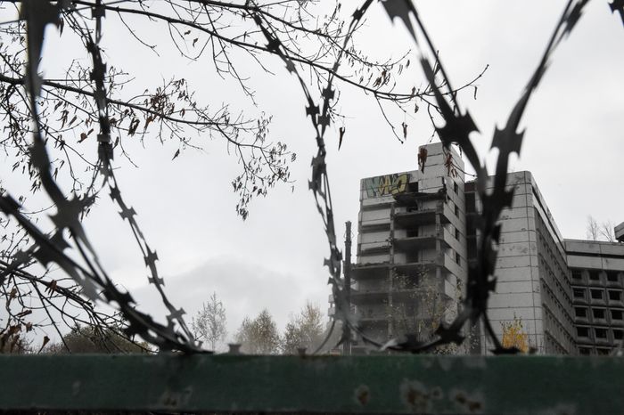Начало работ по демонтажу Ховринской заброшенной больницы