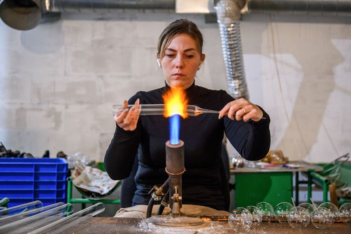Елочные игрушки ручной работы фабрики «Иней» из Сергиево-Посадского округа