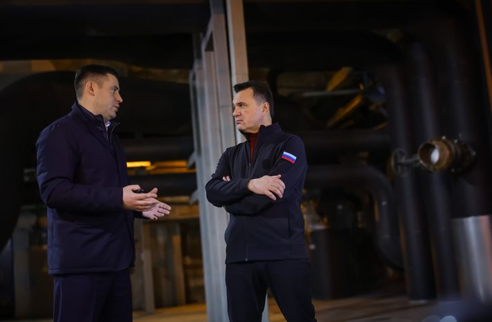 Андрей Воробьев посетил котельную в подольском микрорайоне Климовск