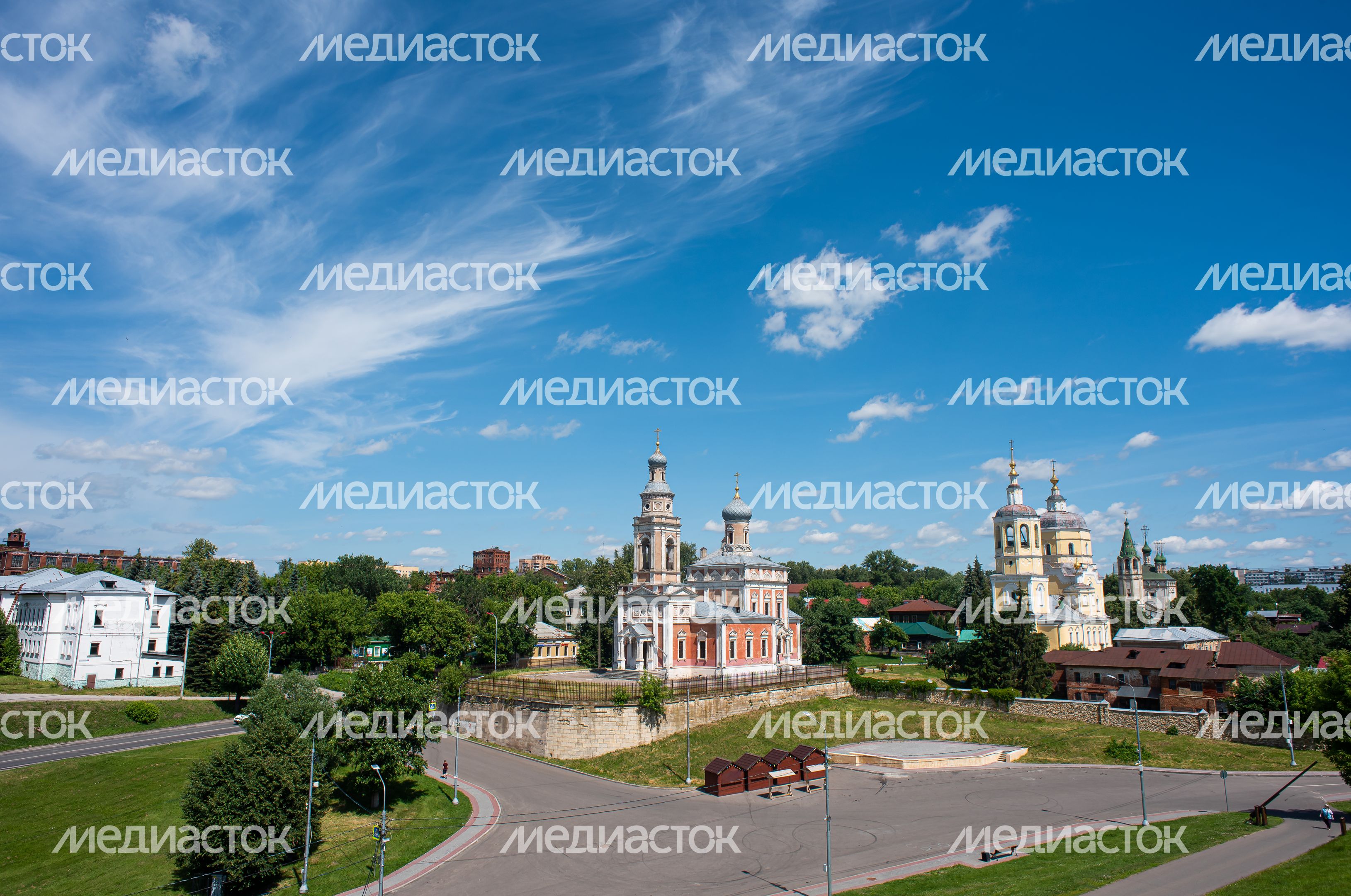 Летние виды города Серпухов