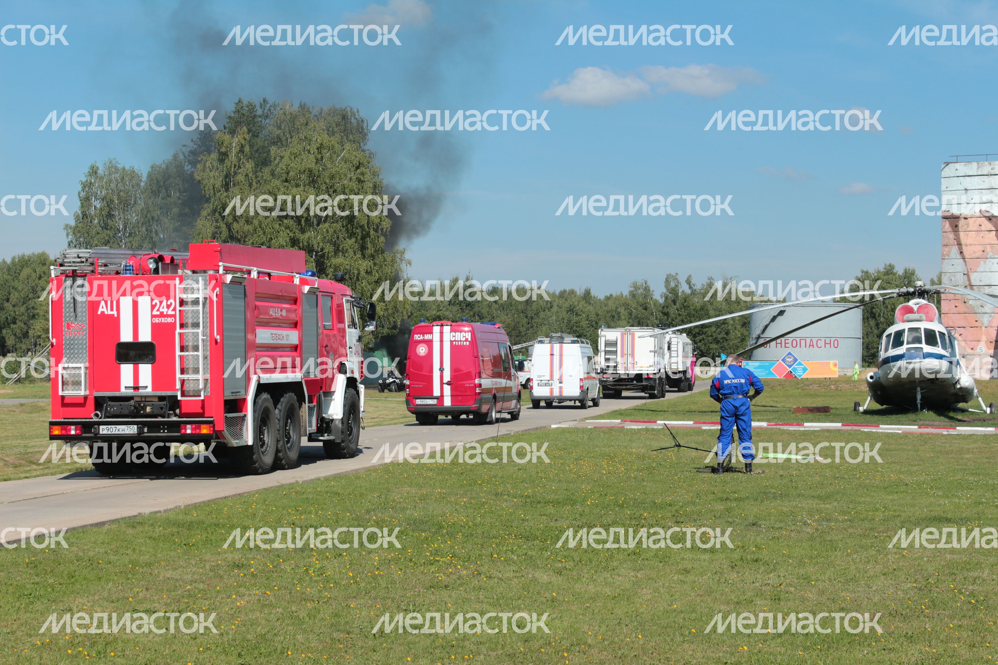 Учения спасателей в Международном лагере USAR-2015 в Ногинске