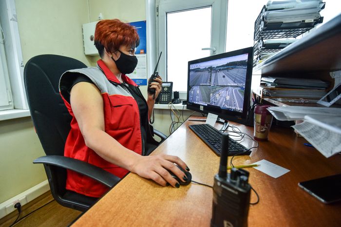 Демонстрация работы беспилотных летательных аппаратов на трассе М-4 «Дон»