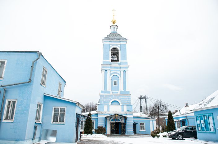 Зимние виды города Воскресенск