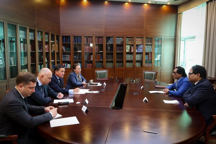 Встреча Губернатора Подмосковья с управляющим директором «Uflex Group» Ашоком Чатурведи