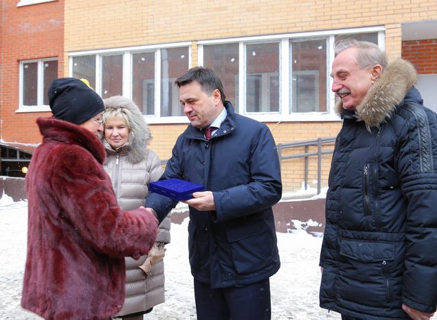 Вручение первых ключей дольщикам ЖК «Грин Сити» в Люберцах