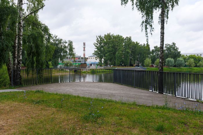 Лето в парке «Малаховское озеро» в Люберцах