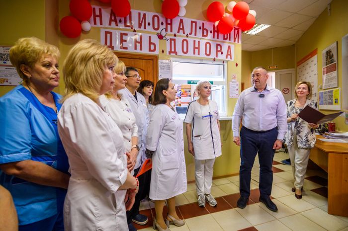 День донора в Московском областном центре крови в Воскресенске