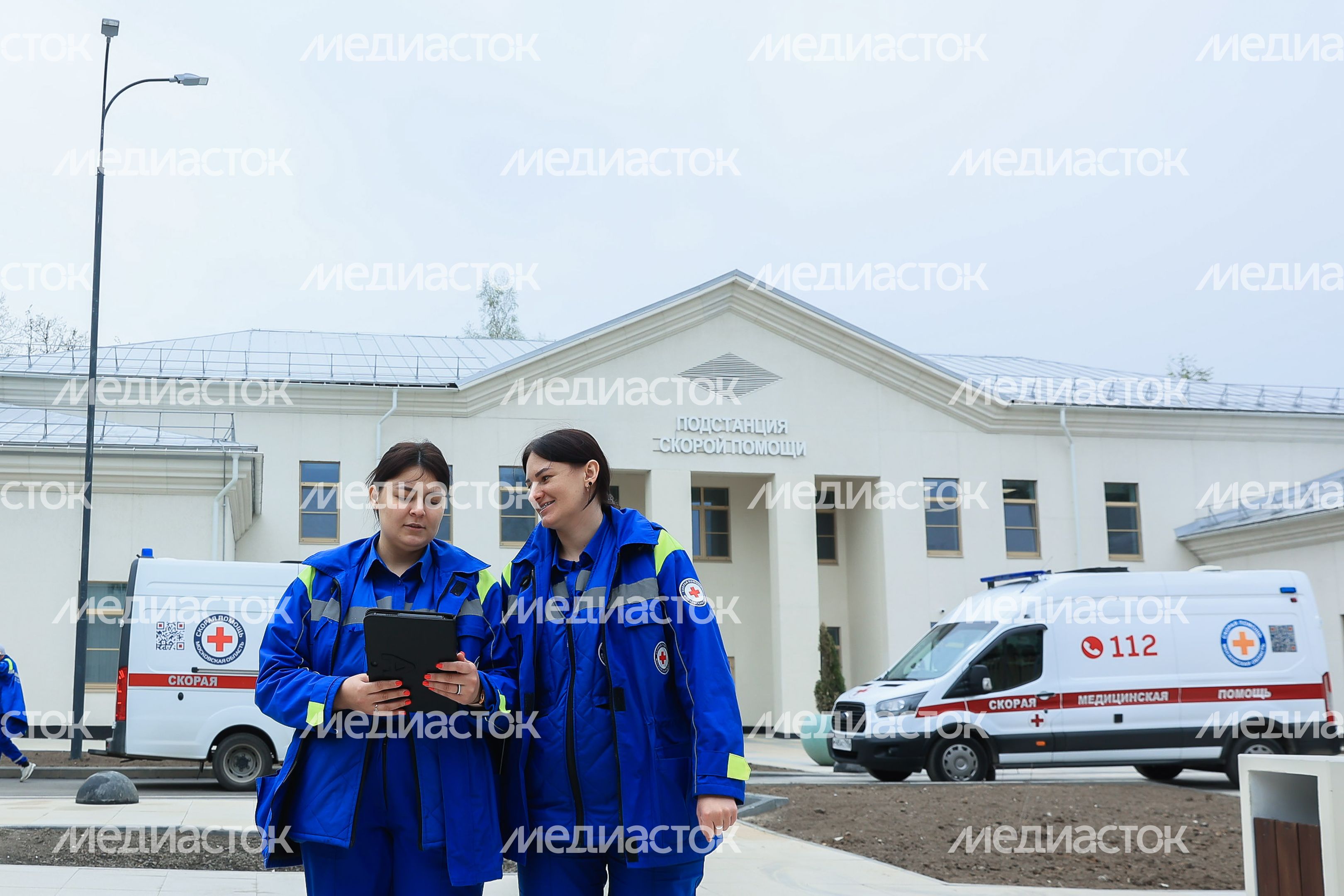 Посещение подстанции скорой помощи в Ленинском округе Губернатором Подмосковья
