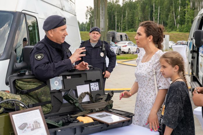 Проект «Проведи один день с полицией Подмосковья» в Центральном парке «Патриот» Одинцовского округа
