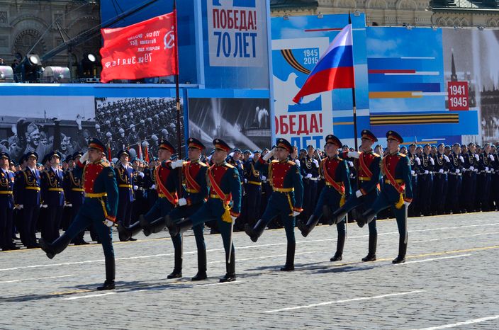 Генеральная репетиция парада Победы на Красной площади