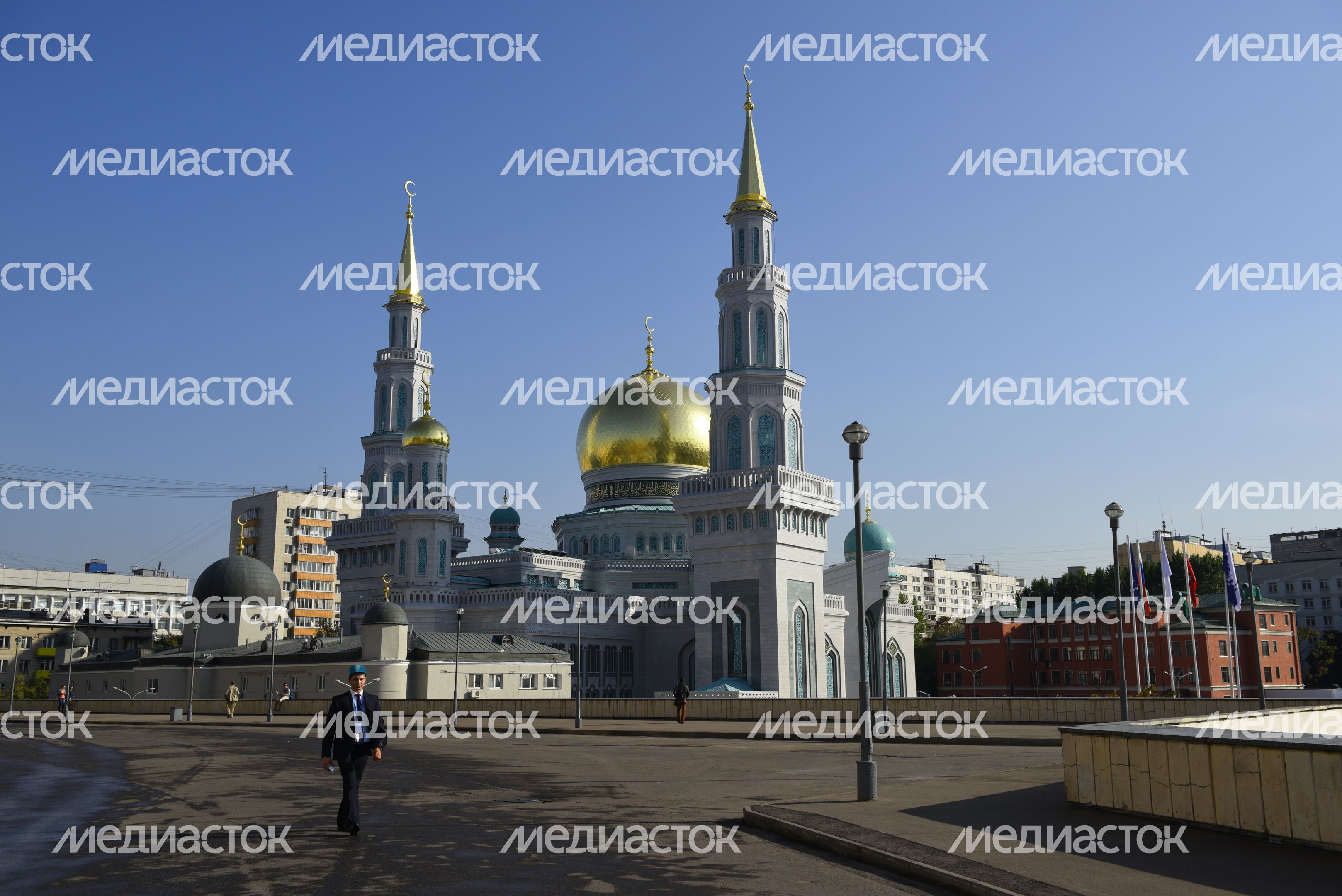 Открытие Соборной мечети после реконструкции в Москве