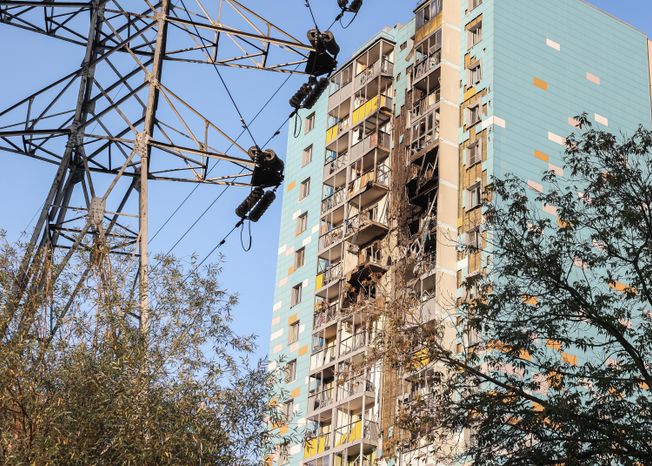 Дом в Раменском г.о., поврежденный в результате атаки украинских дронов