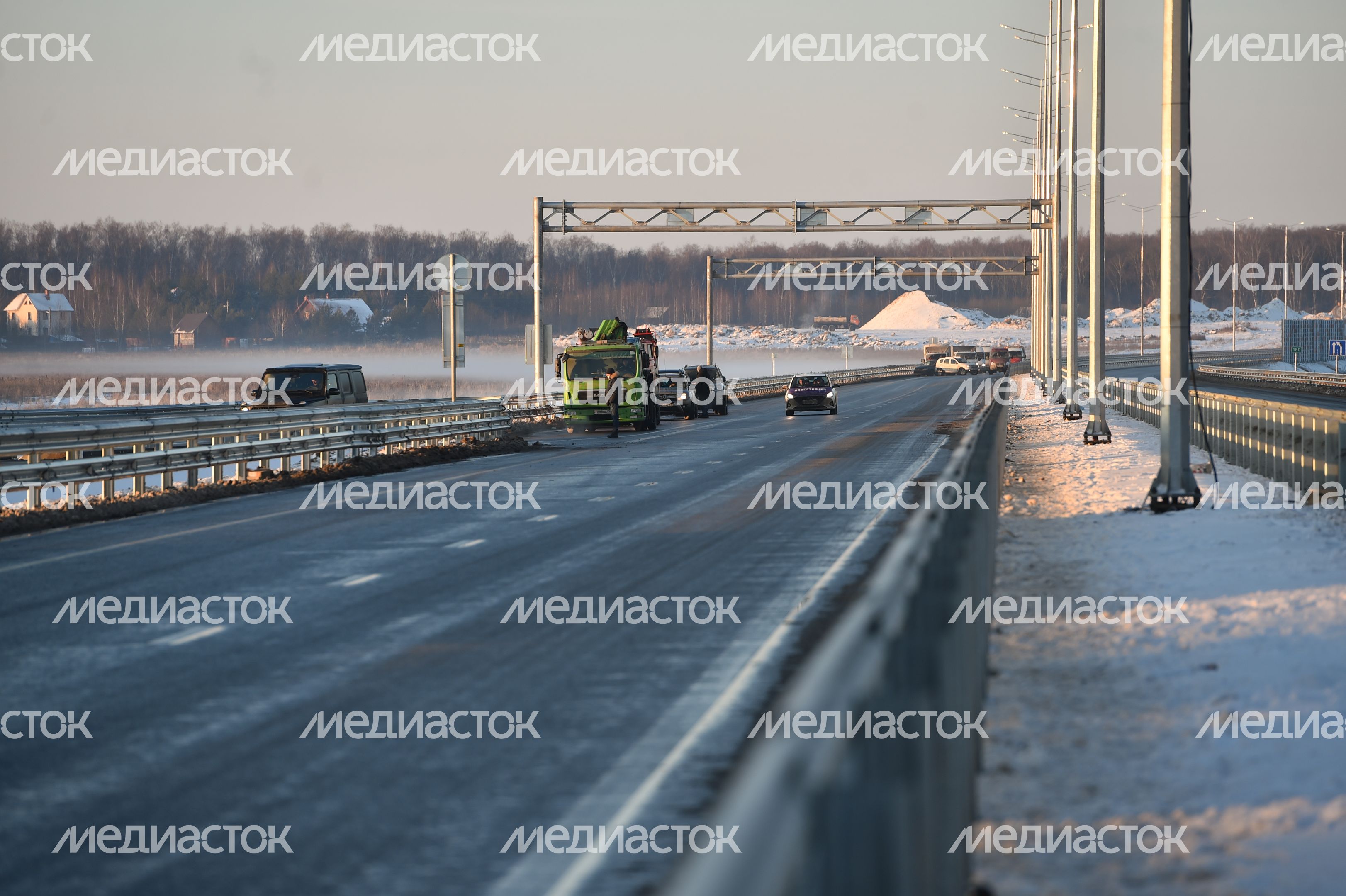 Открытие 170 километров Центральной кольцевой автодороги в Подмосковье