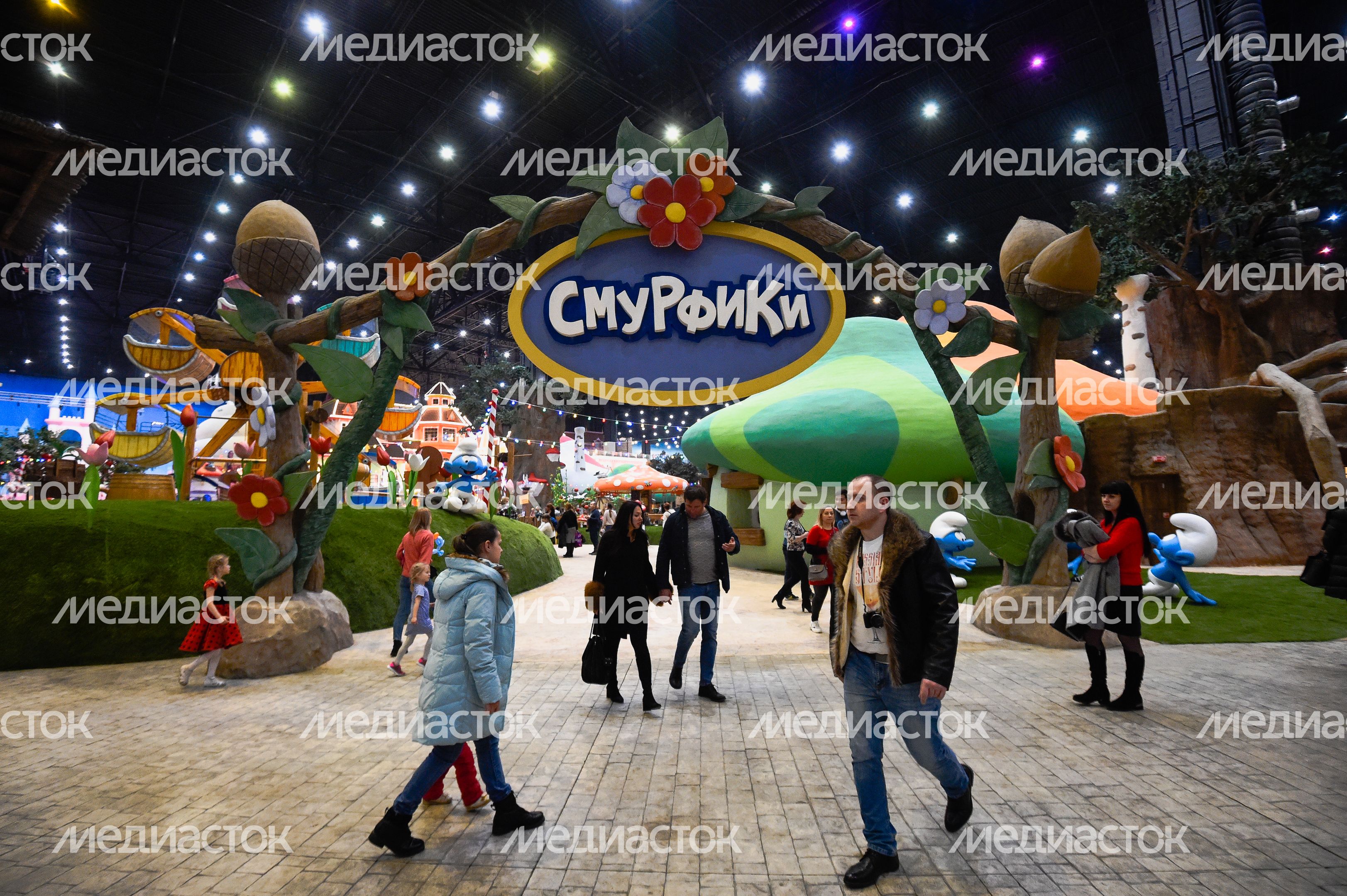 Открытие парка развлечений «Остров мечты» в Москве