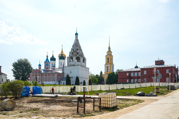 Благоустройство сквера "Блюдечко" в Коломне