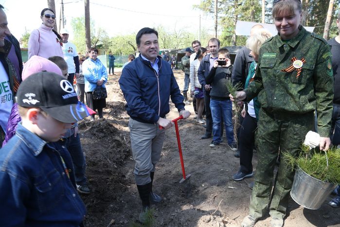 Акция «Лес Победы» в Красногорском районе